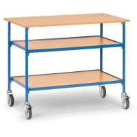 Table roulante capacité 150 kg - Fetra, robustesse et pratique