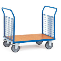 Chariot à 2 Ridelles en Treillis Métallique - 850x500mm - 500kg Chariot à 2 Ridelles en Treillis Métallique - 850x500mm - 500kg