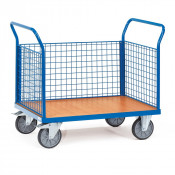 Chariot à 3 Ridelles en Treillis Métallique - 850x480mm - 500kg