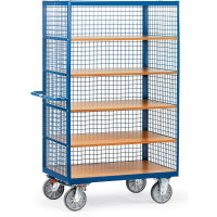 Chariot Conteneur Grillagé - 1000x680mm - 750kg