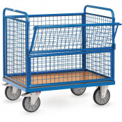 Chariot Conteneur Grillagé - 1000x700mm - 600kg