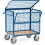 Chariot Conteneur Grillagé - 1000x700mm - 600kg
