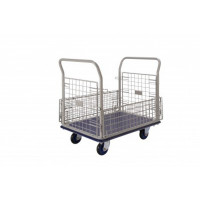 Chariot Conteneur Grillagé - 870x570mm - 400kg