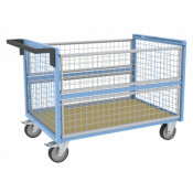 Chariot Conteneur Sécurisé - 1185x765mm - 500kg