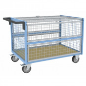 Chariot Conteneur Sécurisé - 1185x765mm - 500kg