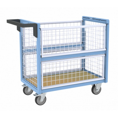 Chariot Conteneur Sécurisé - 835x465mm - 250kg