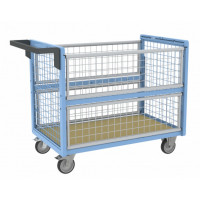 Chariot Conteneur Sécurisé - 985x565mm - 250kg