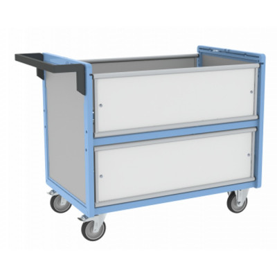 Chariot Conteneur Sécurisé - 985x565mm - 250kg