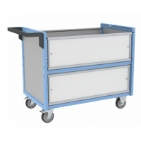 Chariot Conteneur Sécurisé - 985x565mm - 250kg Chariot Conteneur Sécurisé - 985x565mm - 250kg
