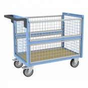 Chariot Conteneur Sécurisé - 985x565mm - 500kg