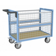 Chariot Conteneur Sécurisé - 985x565mm - 500kg