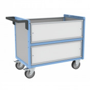 Chariot Conteneur Sécurisé - 985x565mm - 500kg