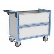 Chariot Conteneur Sécurisé - 985x565mm - 500kg