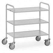 Chariot de Bureau 3 Plateaux - 800x500mm - 150kg
