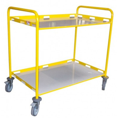 Desserte de Service Stratifié 2 Plateaux - 1000x600x1005mm - 200kg