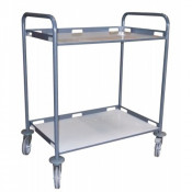 Desserte de Service Stratifié 2 Plateaux - 850x500x1005mm - 200kg
