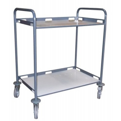 Desserte de Service Stratifié 2 Plateaux - 850x500x1005mm - 200kg