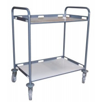 Desserte de Service Stratifié 2 Plateaux - 850x500x1005mm - 200kg Desserte de Service Stratifié 2 Plateaux - 850x500x1005mm - 200kg