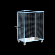 Chariot de Transport Grillagé - 3 Côtés - 1165x785x1690mm - 250kg
