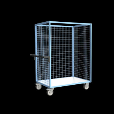 Chariot de Transport Grillagé - 3 Côtés - 1165x785x1720mm - 500kg