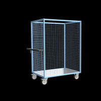 Chariot de Transport Grillagé - 3 Côtés - 1165x785x1720mm - 500kg
