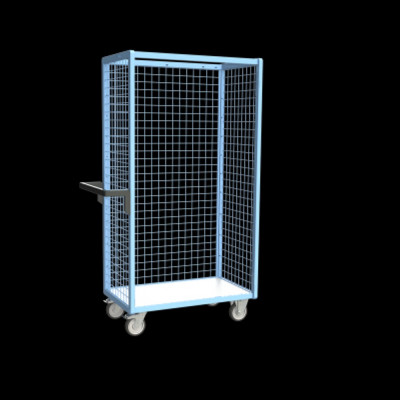 Chariot de Transport Grillagé - 3 Côtés - 815x485x1690mm - 250kg