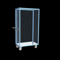 Chariot de Transport Grillagé - 3 Côtés - 815x485x1690mm - 250kg