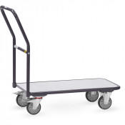 Chariot de magasin ESD à dossier de poussée - 850x450mm - 300kg