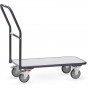 Chariot de magasin ESD à dossier de poussée - 850x450mm - 300kg