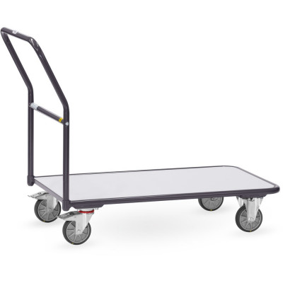 Chariot de magasin ESD à dossier de poussée - Fetra
