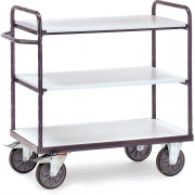 Chariot ESD à plateaux 600 kg - Fetra, robustesse assurée