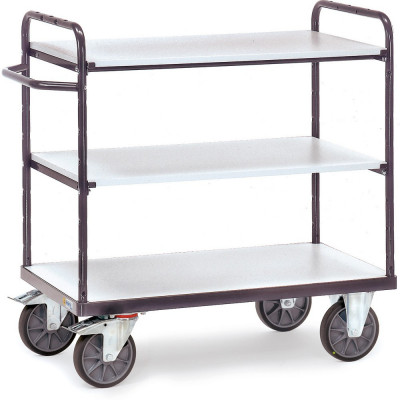 Chariot ESD à plateaux 600 kg - Fetra, robustesse assurée