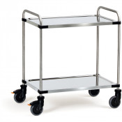 Chariot Inox 2 Plateaux - 630x400mm - 120kg