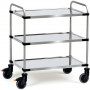 Chariot Inox 3 Plateaux - 630x400mm - 150kg
