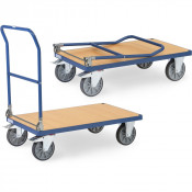 Chariot à dossier rabattable en acier - Capacité 250 à 600 kg