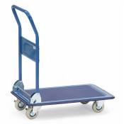 Chariot à plateau acier capacité 250 kg - Fetra, robustesse