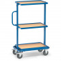 Chariot Porte-Bacs 3 Plateaux - 605x405mm - 200kg