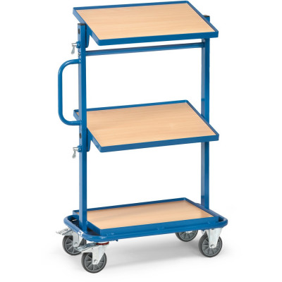 Chariot Porte-Bacs 3 Plateaux - 605x405mm - 200kg
