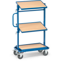 Chariot Porte-Bacs 3 Plateaux - 605x405mm - 200kg
