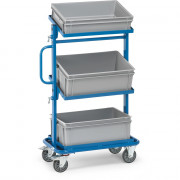 Chariot Porte-Bacs 3 Plateaux - 605x405mm - 200kg