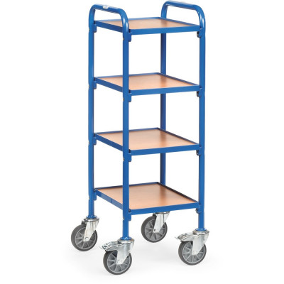 Chariot Porte-Bacs 4 Plateaux - 320x470mm - 250kg