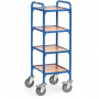 Chariot Porte-Bacs 4 Plateaux - 320x470mm - 250kg
