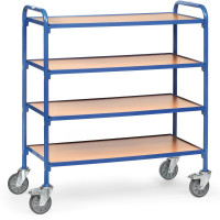 Chariot Porte-Bacs 4 Plateaux - 940x470mm - 250kg