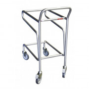 Chariot pour Bacs Plastiques en Acier - H.1055mm - 100kg