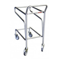 Chariot pour Bacs Plastiques en Acier - H.1055mm - 100kg Chariot pour Bacs Plastiques en Acier - H.1055mm - 100kg