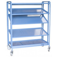 Servante à Bacs 5 Plateaux Inclinables en Tôle - 610x1225x1640mm - 250kg Servante à Bacs 5 Plateaux Inclinables en Tôle - 610x1225x1640mm - 250kg