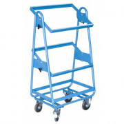 Servante à Bacs (armature Seule) 3 Plateaux Inclinables - 605x405x1230mm - 200kg