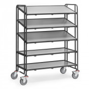 Servante bacs plastiques 400kg - Servante Fetra gris