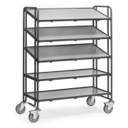 Servante bacs plastiques 400kg - Servante Fetra gris