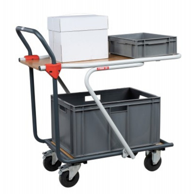 Servante pour Bacs Plastiques 2 Niveaux - 720x450 et 675x440x925mm - 250kg